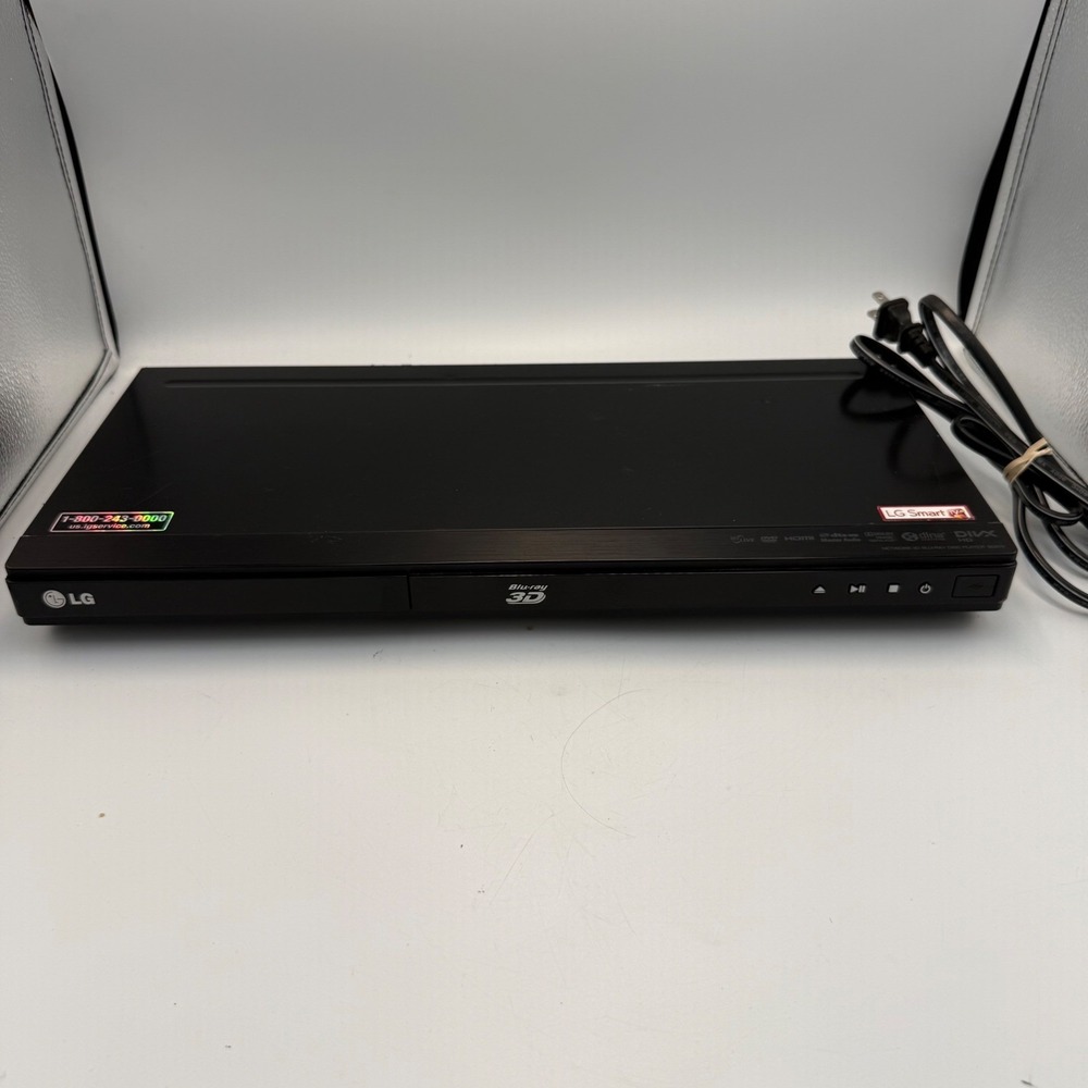 LG BD670 Network 3D Blu-ray Disc Player Smart TV WiFi HDMI Black BD670-N Tested